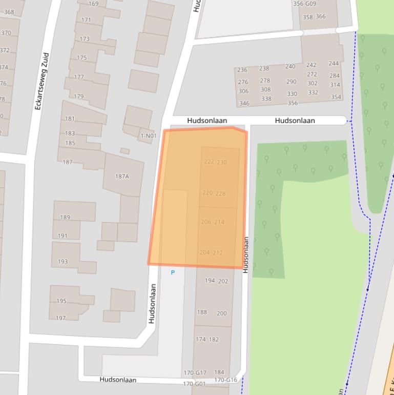 Kaart van postcodegebied 5623NG.