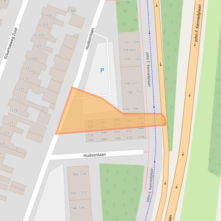 Kaart van postcodegebied 5623NP.