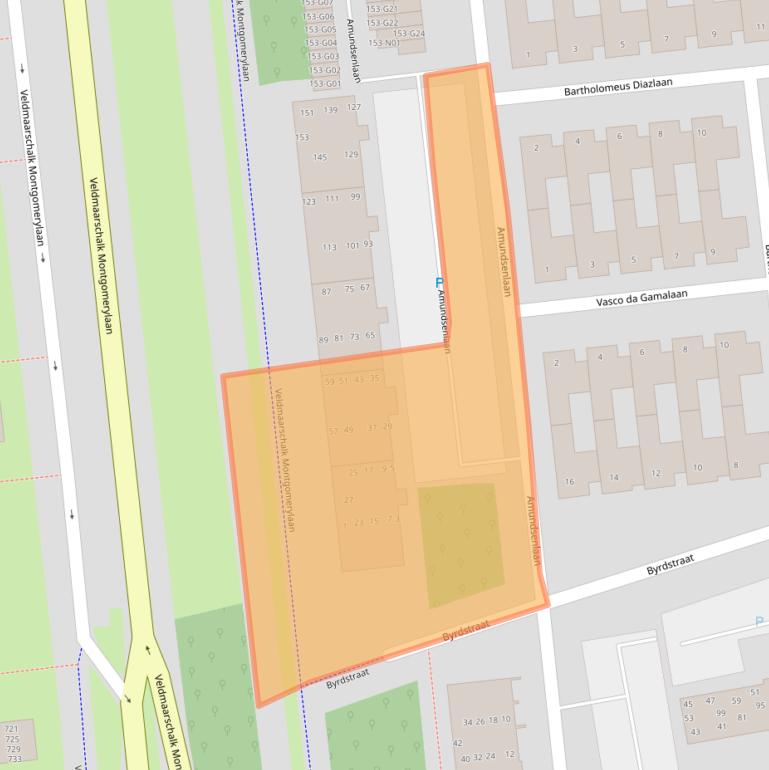 Kaart van postcodegebied 5623PN.