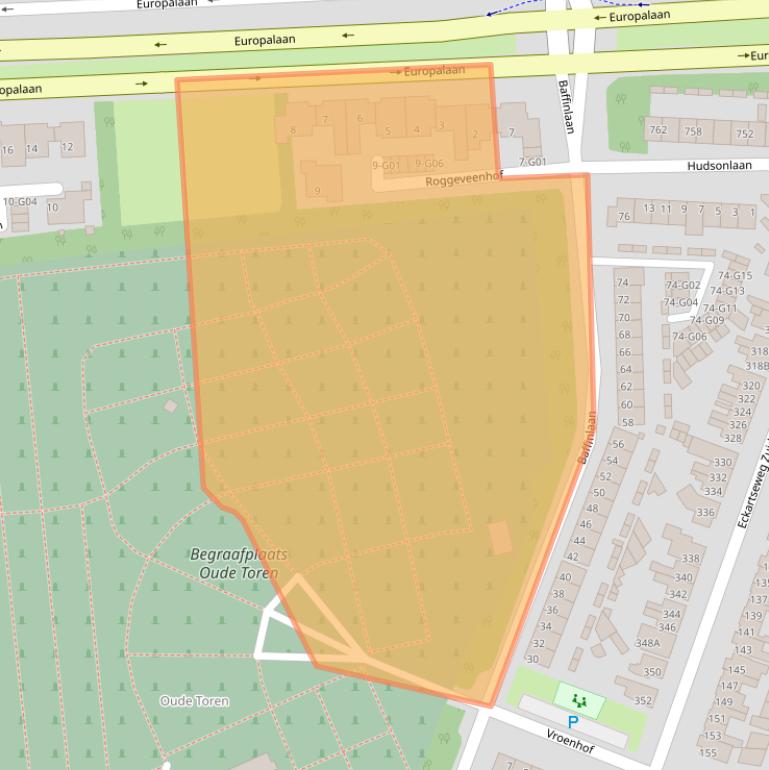 Kaart van postcodegebied 5623PX.
