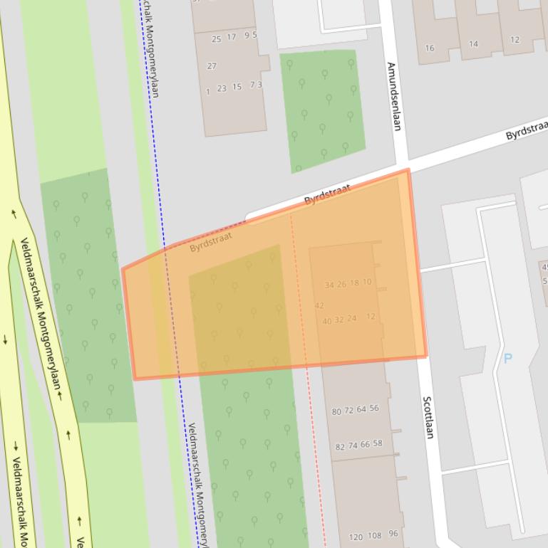 Kaart van postcodegebied 5623RA.