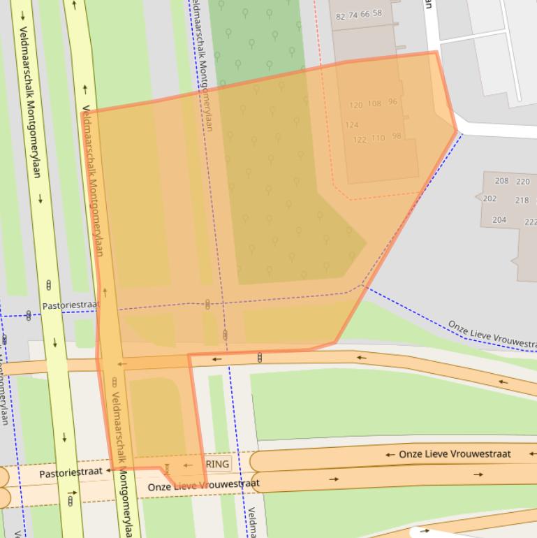 Kaart van postcodegebied 5623RC.