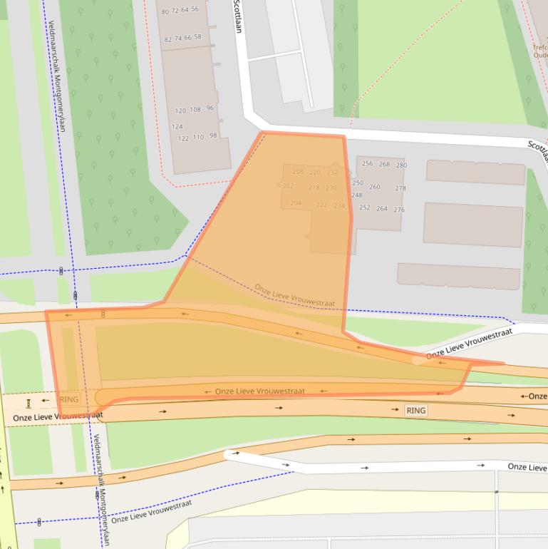 Kaart van postcodegebied 5623RD.