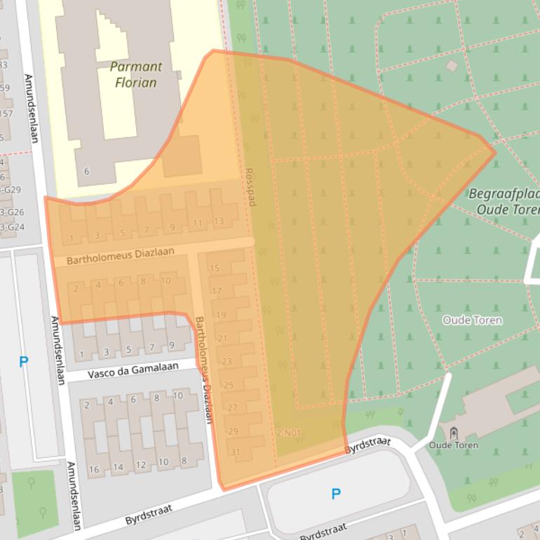 Kaart van postcodegebied 5623RG.