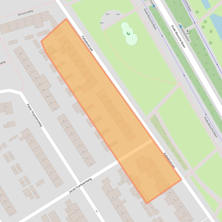 Kaart van postcodegebied 5624AC.