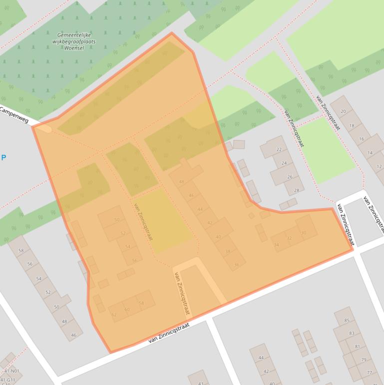 Kaart van postcodegebied 5624AG.