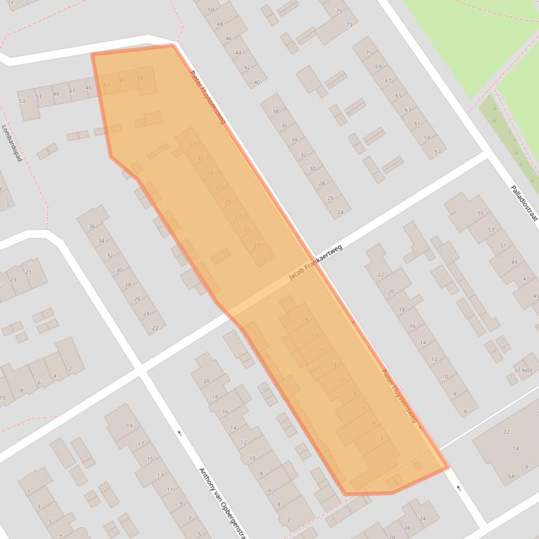 Kaart van postcodegebied 5624AK.