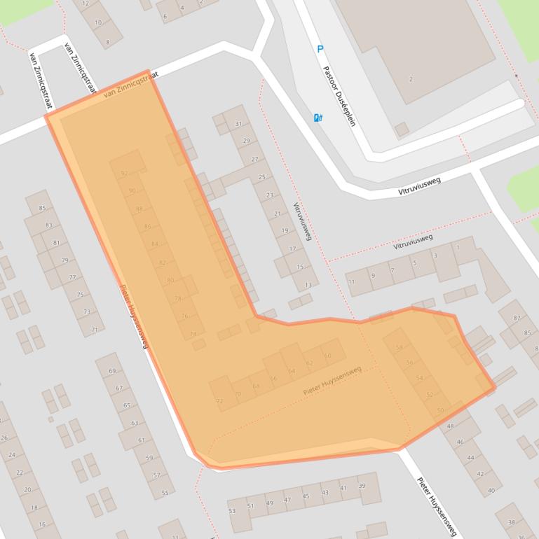 Kaart van postcodegebied 5624AN.