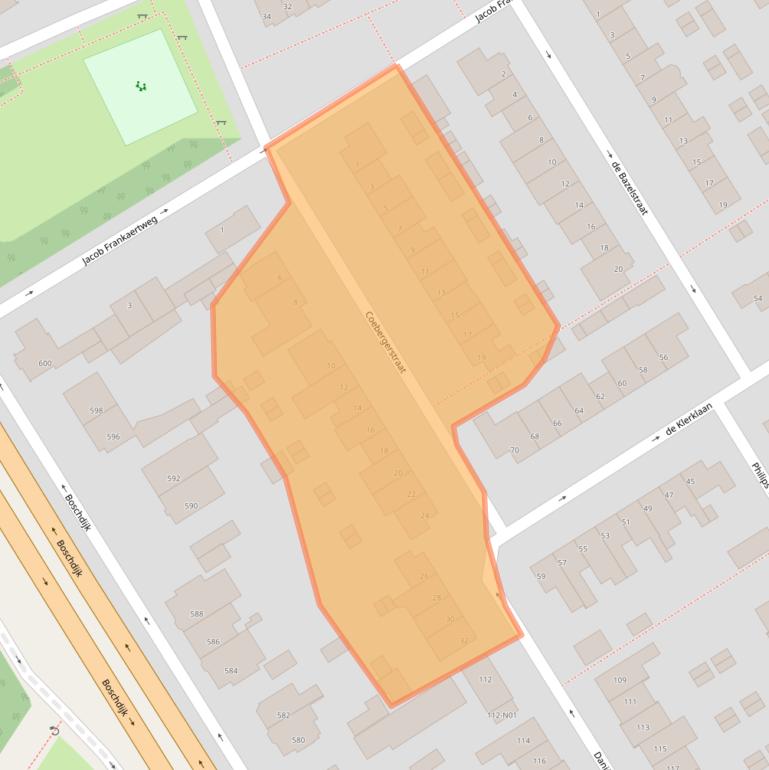 Kaart van postcodegebied 5624AV.