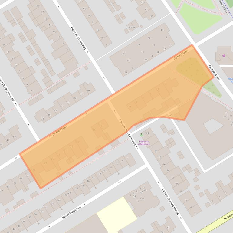 Kaart van postcodegebied 5624BA.