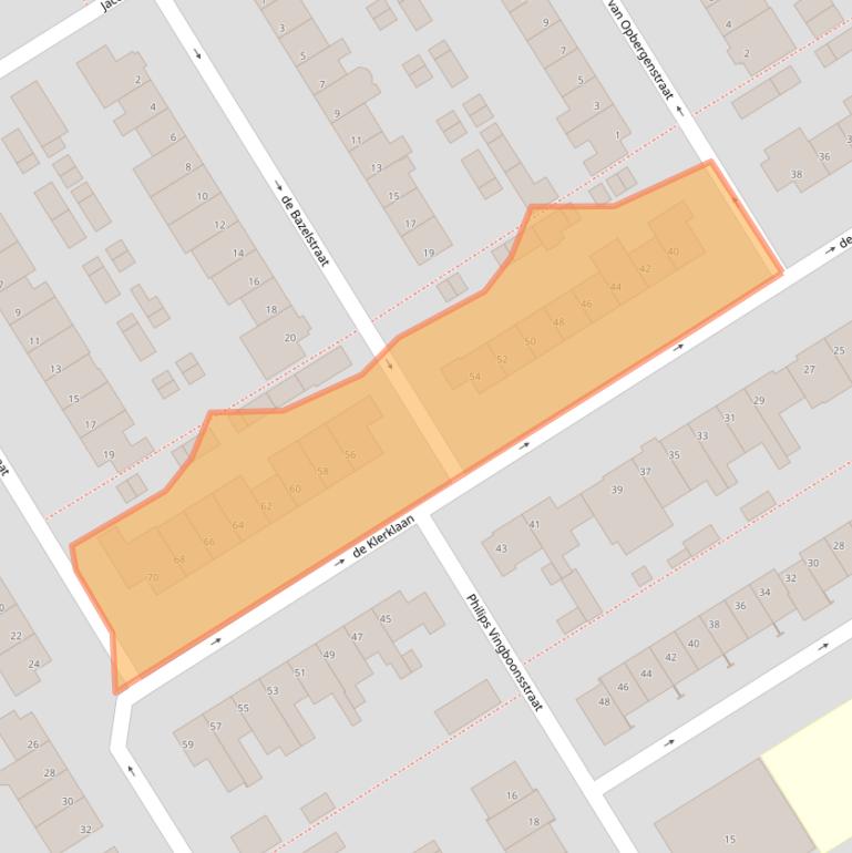 Kaart van postcodegebied 5624BD.