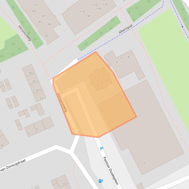 Kaart van postcodegebied 5624BX.