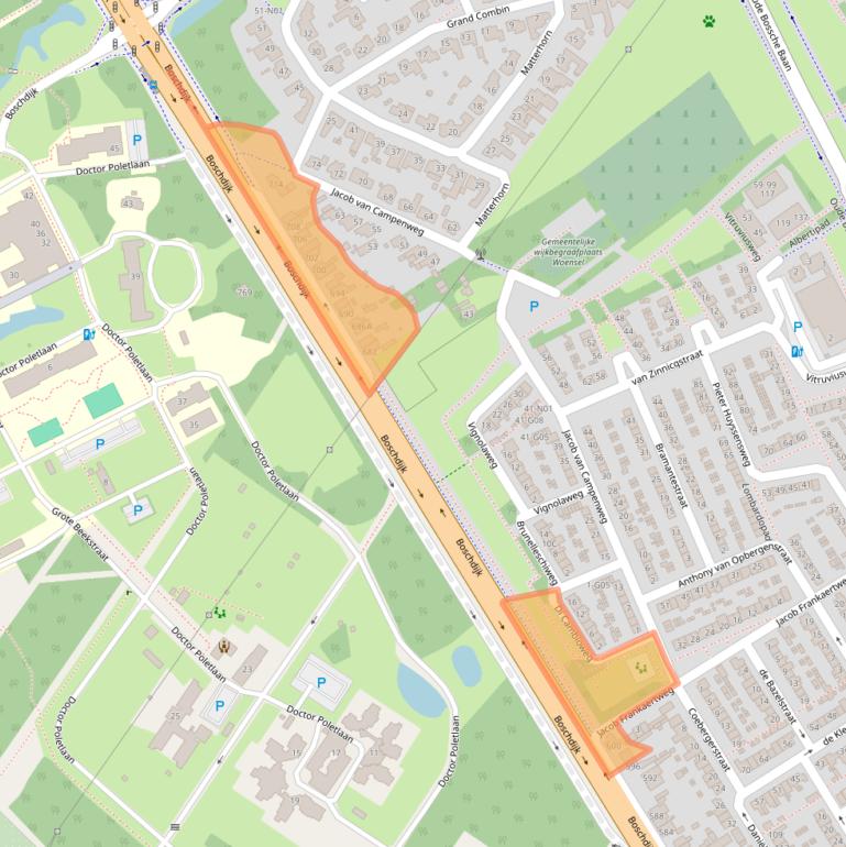 Kaart van postcodegebied 5624CB.