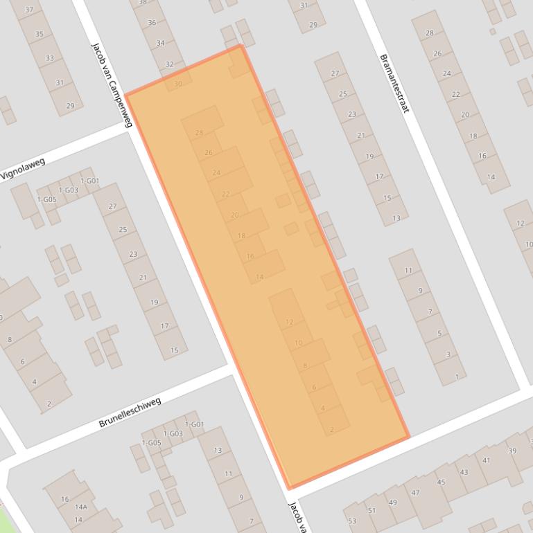 Kaart van postcodegebied 5624CD.