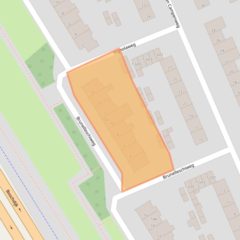 Kaart van postcodegebied 5624CJ.