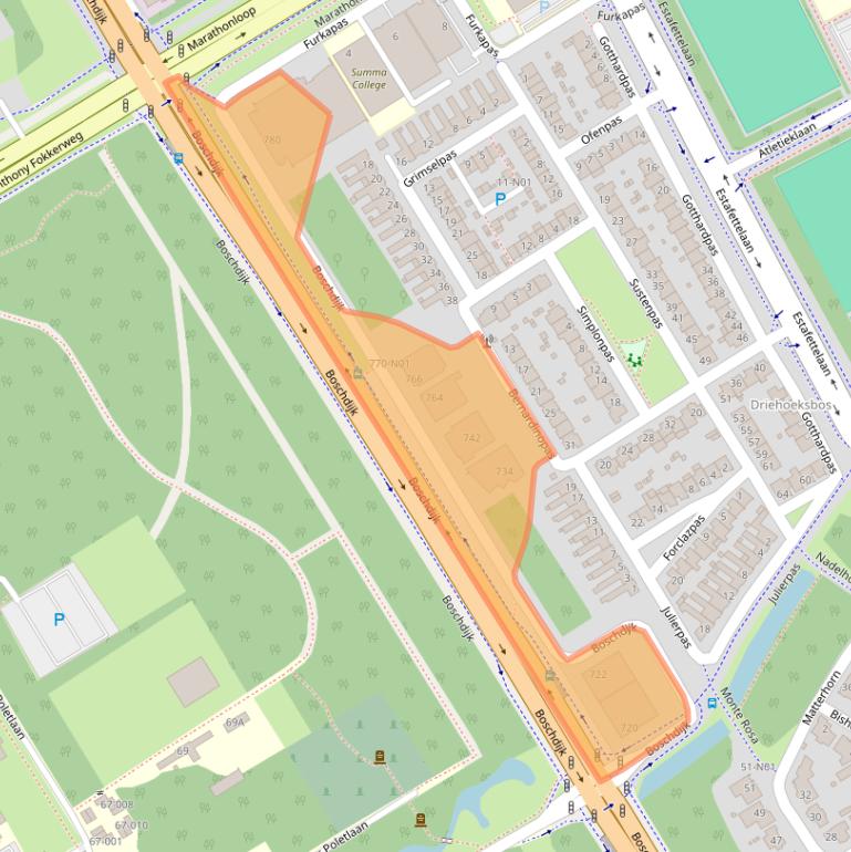 Kaart van postcodegebied 5624CL.