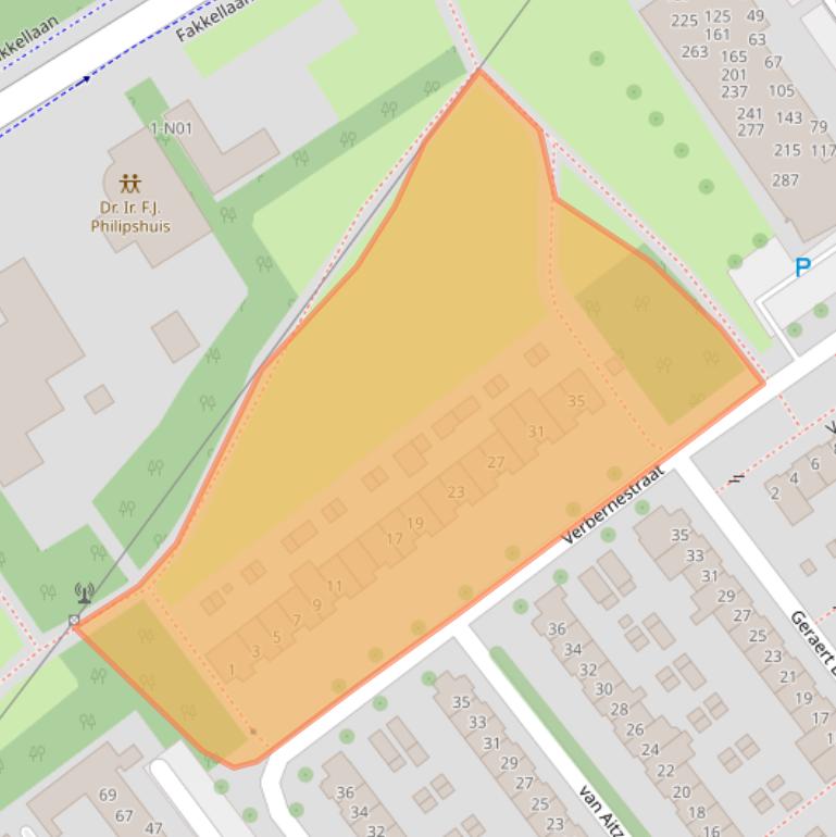 Kaart van postcodegebied 5624EM.