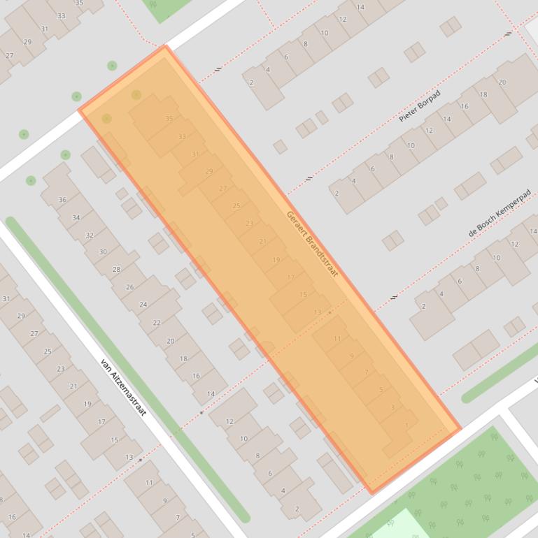 Kaart van postcodegebied 5624ES.