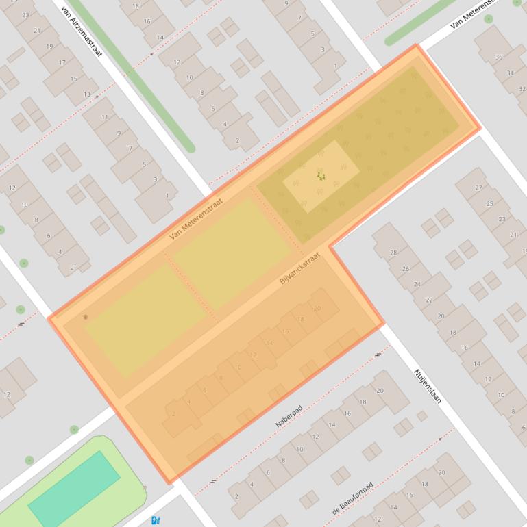 Kaart van postcodegebied 5624GH.