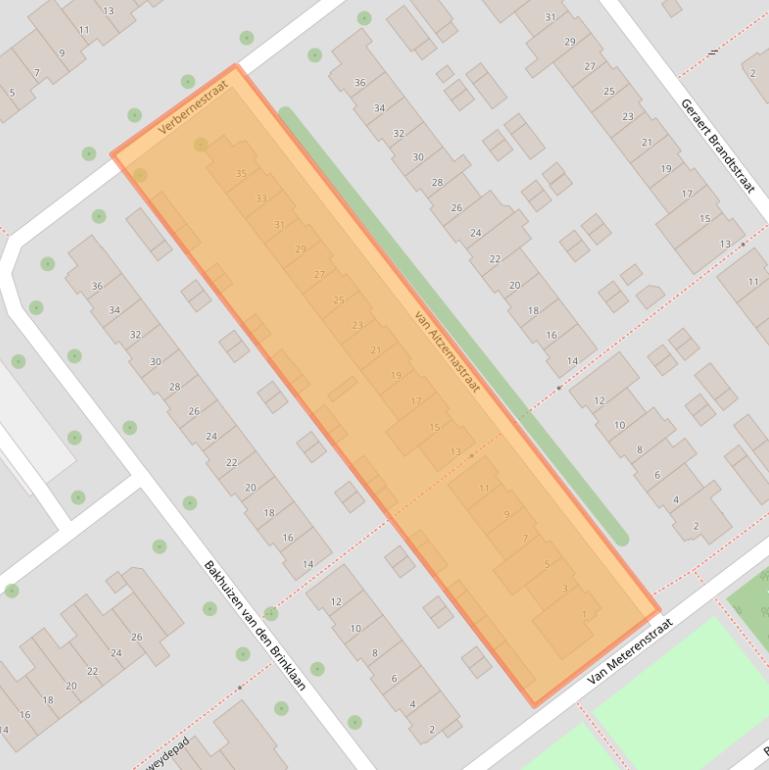 Kaart van postcodegebied 5624GJ.