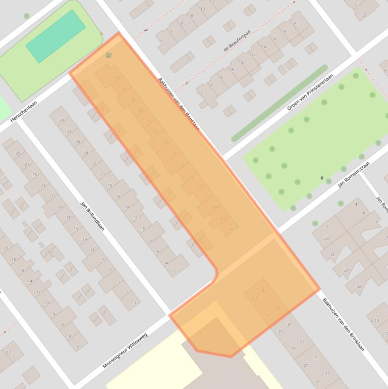 Kaart van postcodegebied 5624GM.