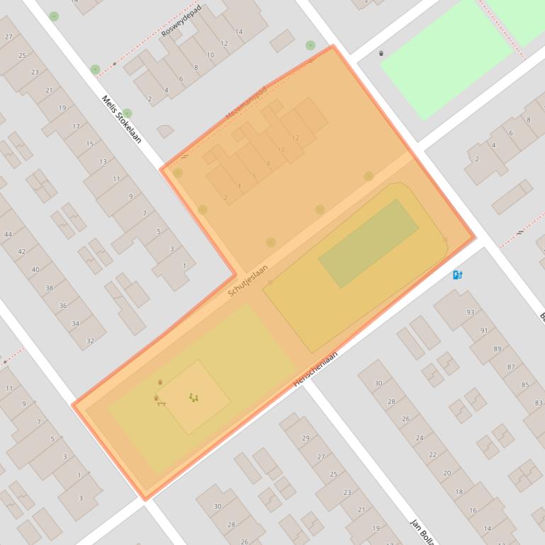 Kaart van postcodegebied 5624GZ.