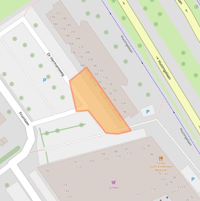 Kaart van postcodegebied 5624HP.