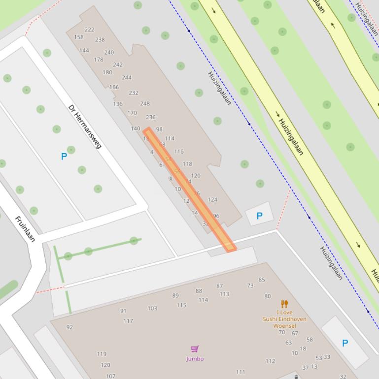 Kaart van postcodegebied 5624HR.