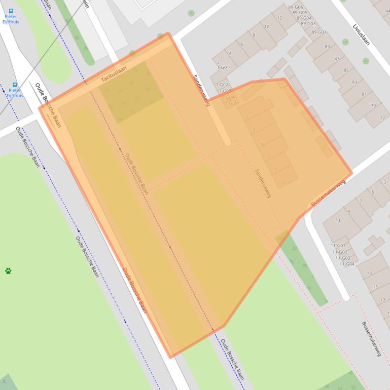 Kaart van postcodegebied 5624JA.