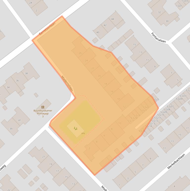 Kaart van postcodegebied 5624KT.