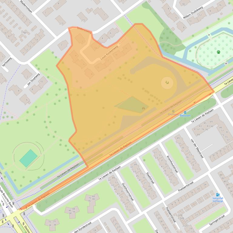 Kaart van postcodegebied 5624KW.