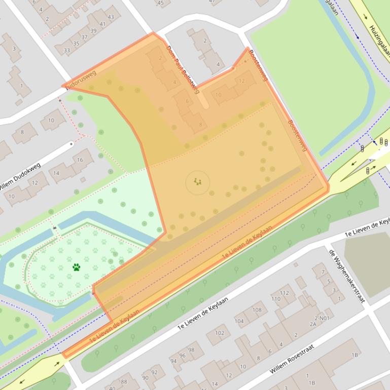 Kaart van postcodegebied 5624KZ.