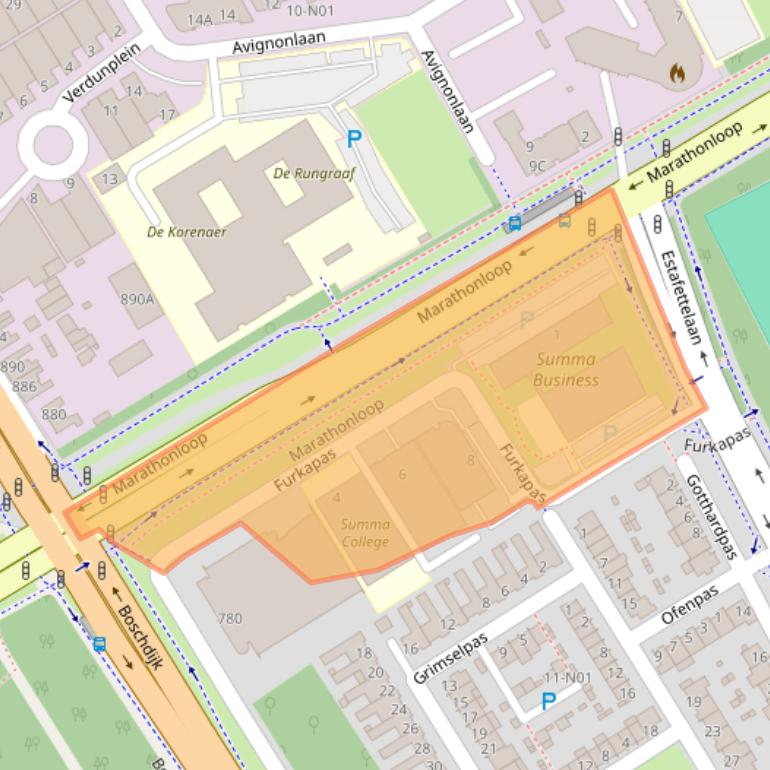 Kaart van postcodegebied 5624MD.