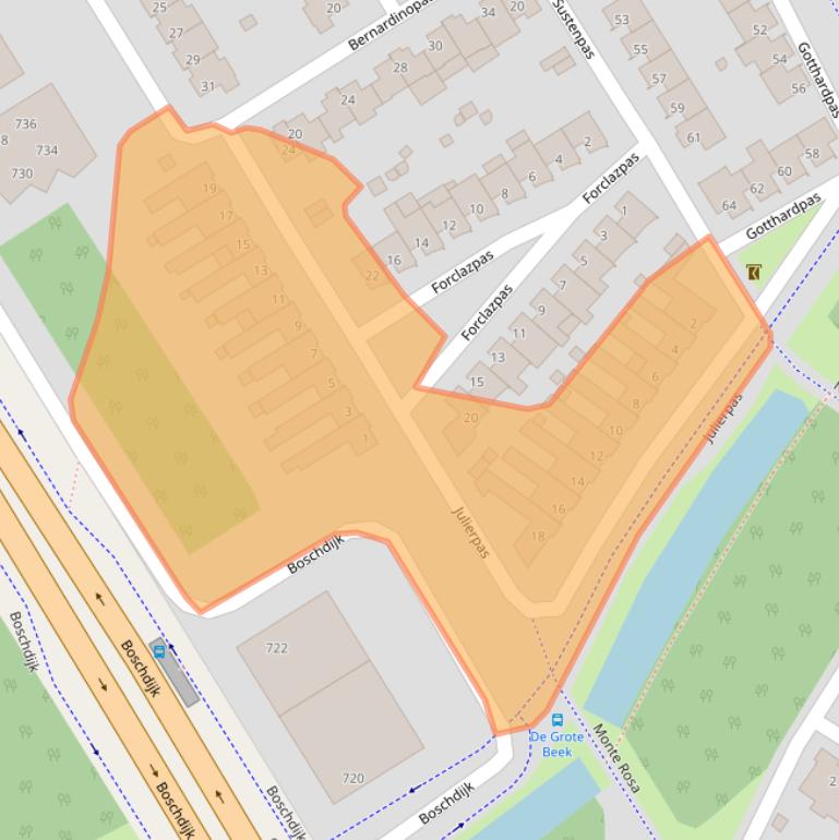 Kaart van postcodegebied 5624NC.