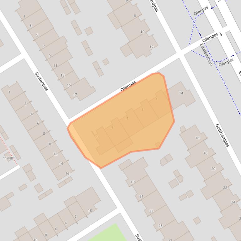 Kaart van postcodegebied 5624NG.