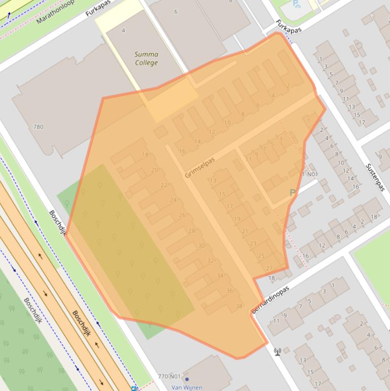 Kaart van postcodegebied 5624NH.