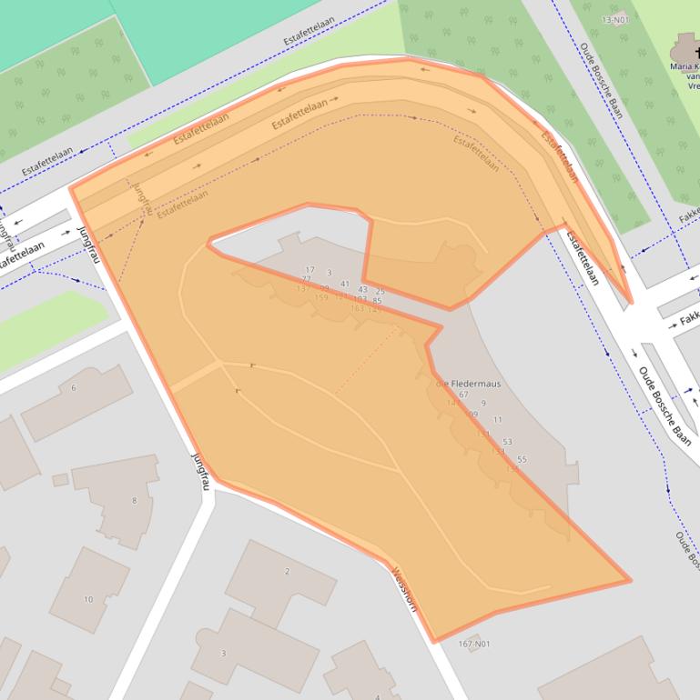 Kaart van postcodegebied 5624NV.