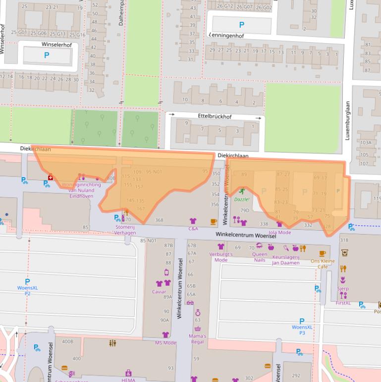 Kaart van postcodegebied 5625AH.