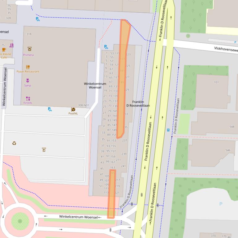 Kaart van postcodegebied 5625AX.