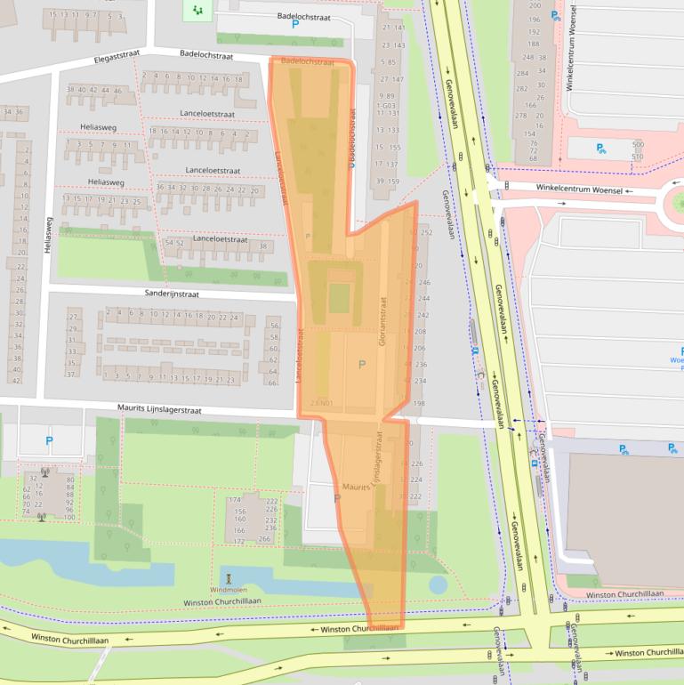 Kaart van postcodegebied 5625BD.