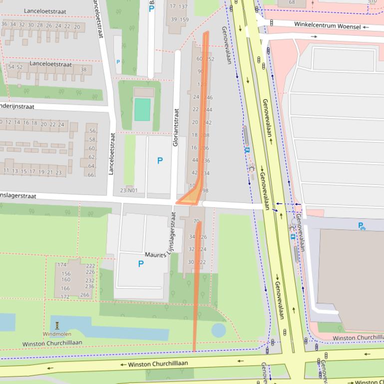 Kaart van postcodegebied 5625BG.