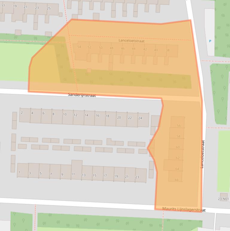 Kaart van postcodegebied 5625BX.