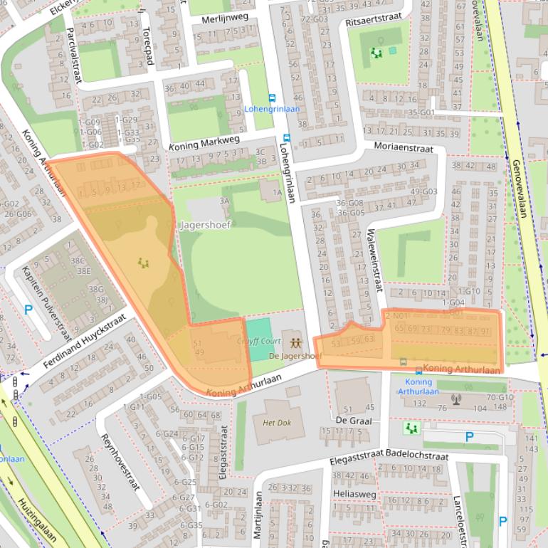 Kaart van postcodegebied 5625CA.