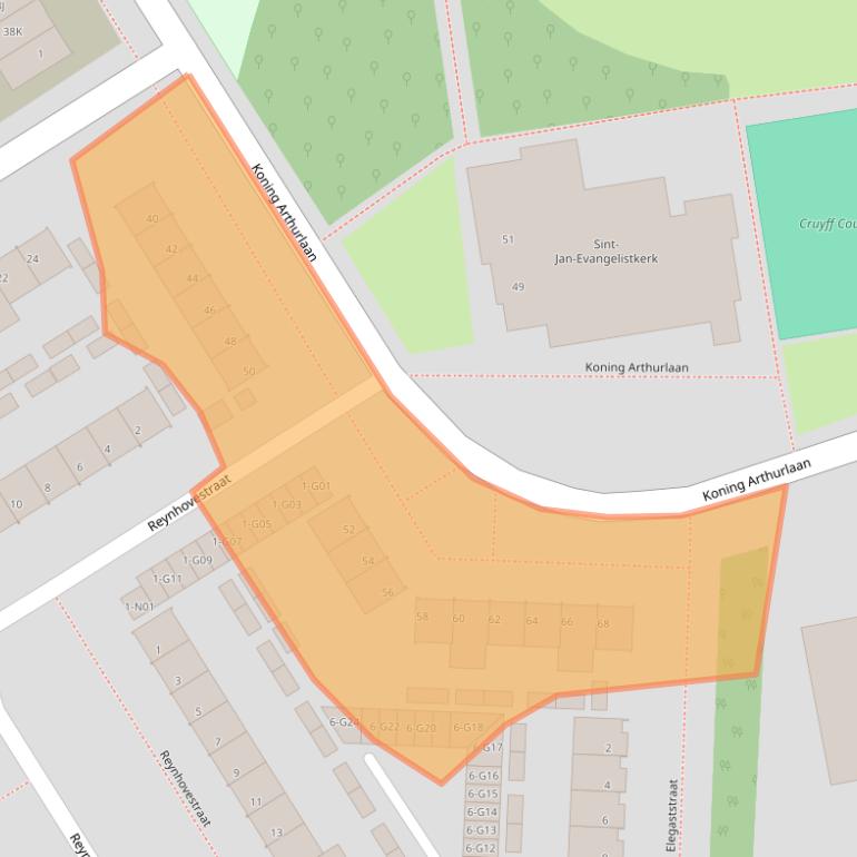 Kaart van postcodegebied 5625CC.