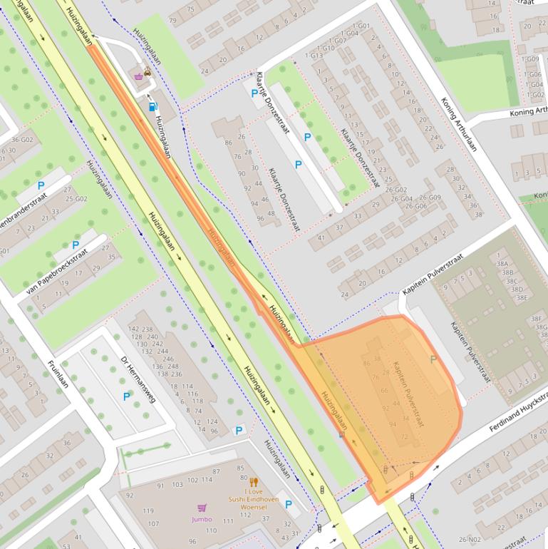 Kaart van postcodegebied 5625CN.