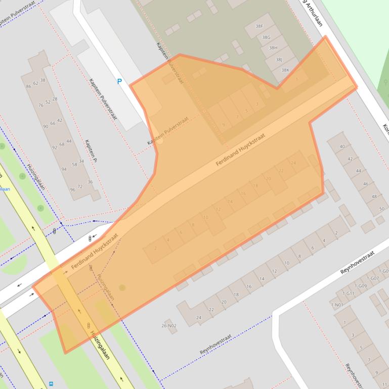 Kaart van postcodegebied 5625CP.