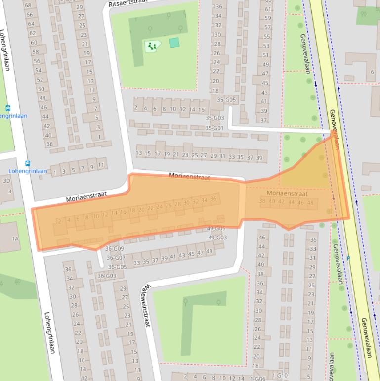 Kaart van postcodegebied 5625EG.