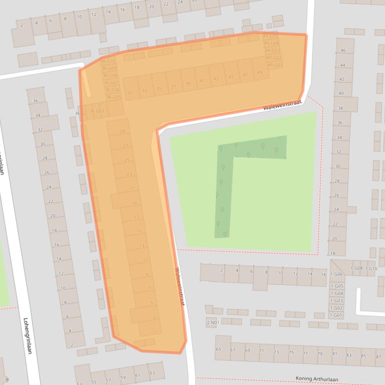 Kaart van postcodegebied 5625EH.