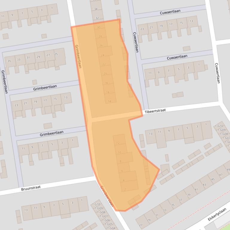 Kaart van postcodegebied 5625GD.