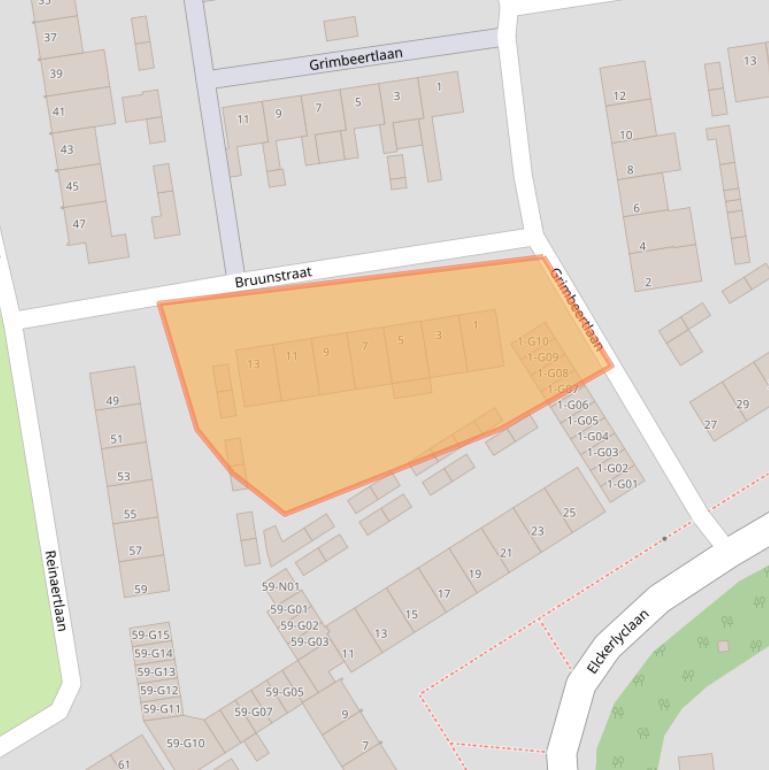 Kaart van postcodegebied 5625GG.